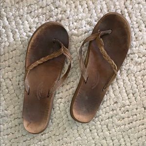 Rainbow Sandals with Braided Strap